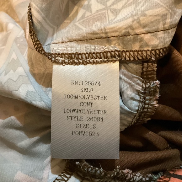 Multicolor Long Sleeves Printed Bodysuit and Pants Set - Picture 8 of 8